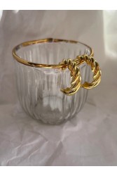 ZÉNAÏS Laura Hoops επιχρυσωμένο ασήμι