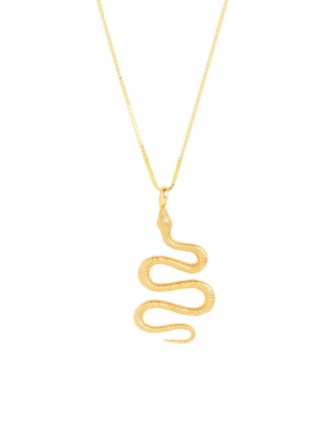 ZÉNAÏS Python Large gold necklace - Shiny Chain επιχρυσωμένο ασήμι ZÉNAÏS Python Large gold necklace - Shiny Chain επιχρυσωμένο ασήμι