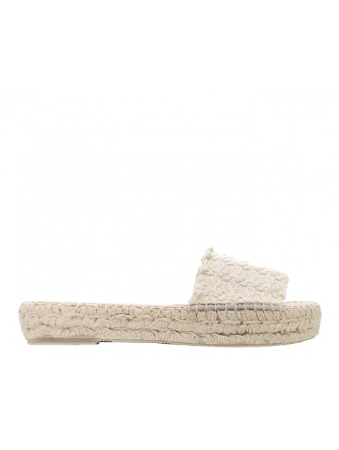 MANEBÌ  Recycled cotton braid sandals