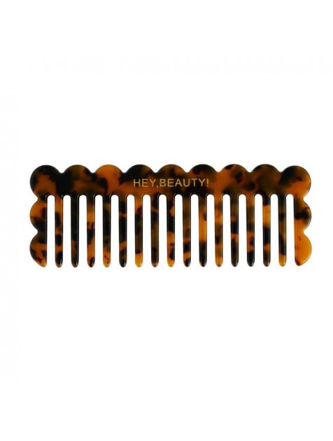 HEY BEAUTY Flower Comb in Dark Brown Χτενάκι Μαλλιών