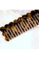 HEY BEAUTY Flower Comb in Dark Brown Χτενάκι Μαλλιών