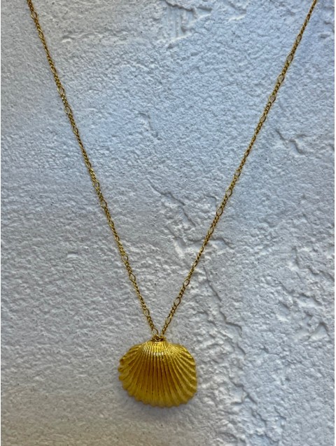 ZÉNAÏS Shell necklace gold filled silver 925 18k