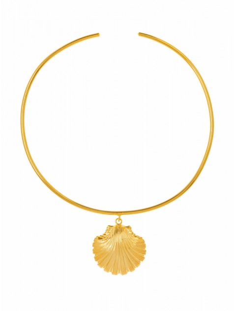 KALEIDO SIKINOS Necklace gold Κολιέ από ορείχαλκο επιχρυσωμένο 24 καρατίων