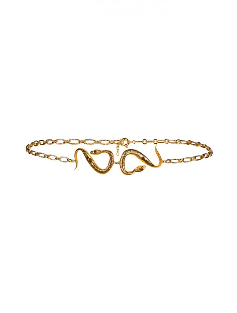 LA CHAINE Snake Belt Χρυσή Ζώνη