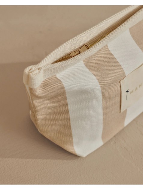 MANEBÌ Canvas Tender2Tote Portofino Λευκό-Μπεζ MANEBÌ Canvas Tender2Tote Portofino Λευκό-Μπεζ
