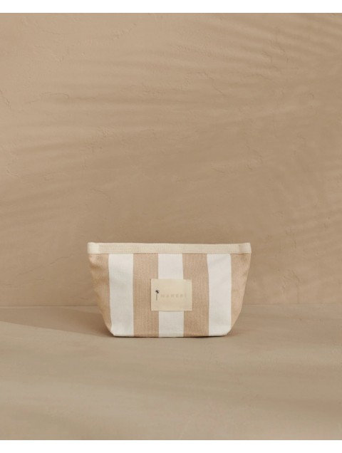 MANEBÌ Canvas Tender2Tote Portofino White- Beige MANEBÌ Canvas Tender2Tote Portofino White- Beige