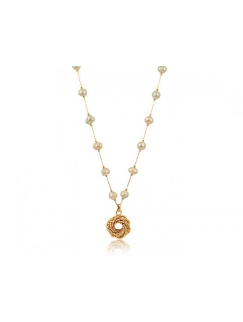 MÉRBABE 18K NAGHEEN Necklace Χρυσό Κολιέ Από Επίχρυσο Ατσάλι