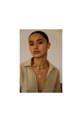 MÉRBABE 18k ADI Gold Huggie Earrings Χρυσά Σκουλαρίκια Από Επιχρυσωμένο Ασήμι