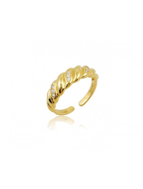 MÉRBABE 18k ALONDRA Ring Gold Plated 925 Sterling Silver