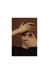 MÉRBABE 18k ALONDRA Ring Δαχτυλίδι Από Επίχρυσο Ασήμι 925