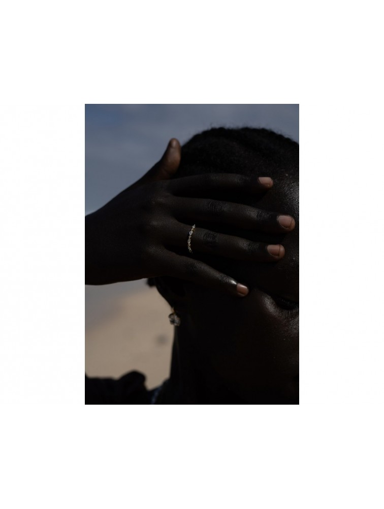 MÉRBABE 18k BELINDA Ring Δαχτυλίδι Από Επίχρυσο Ασήμι 925