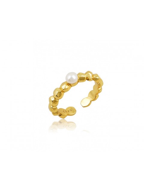 MÉRBABE 18k CARINA Ring Gold Plated 925 Sterling Silver