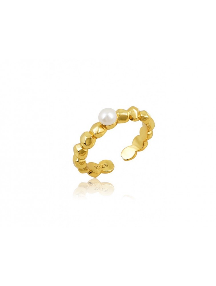 MÉRBABE 18k CARINA Ring Δαχτυλίδι Από Επίχρυσο Ασήμι 925