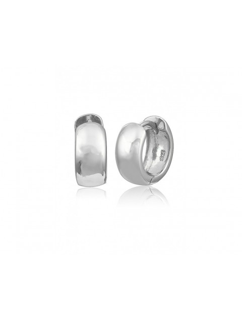 MÉRBABE EMERIE Silver Hoop Earrings Σκουλαρίκια Από Ασήμι 925 