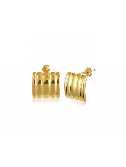 MÉRBABE 18k LENNOX Earrings Σκουλαρίκια Από Επιχρυσωμένο Ασήμι 925 