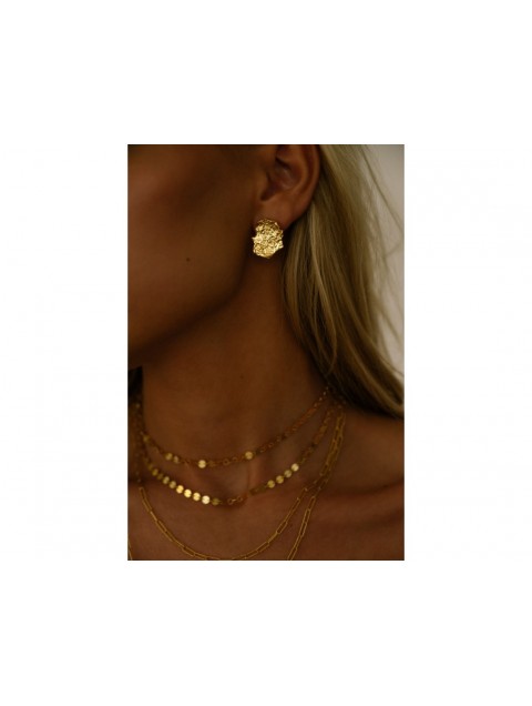 MÉRBABE 18k THETIDA Earrings Σκουλαρίκια Από Επιχρυσωμένο ανοξείδωτο ατσάλι 18 καρατίων