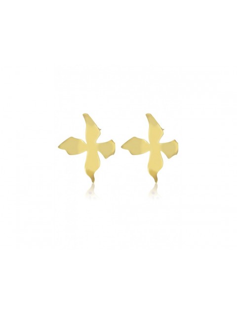 MÉRBABE 24k AZALEA Earrings Σκουλαρίκια Από 24K Επίχρυσο Ατσάλι