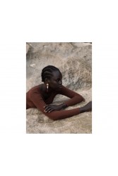 MÉRBABE 24k NOELLE Earrings Terracotta Σκουλαρίκια Από Επιχρυσωμένο ανοξείδωτο ατσάλι 24 καρατίων