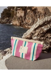 MANEBÌ Canvas Tender2Tote Portofino Ροζ-Πράσινο