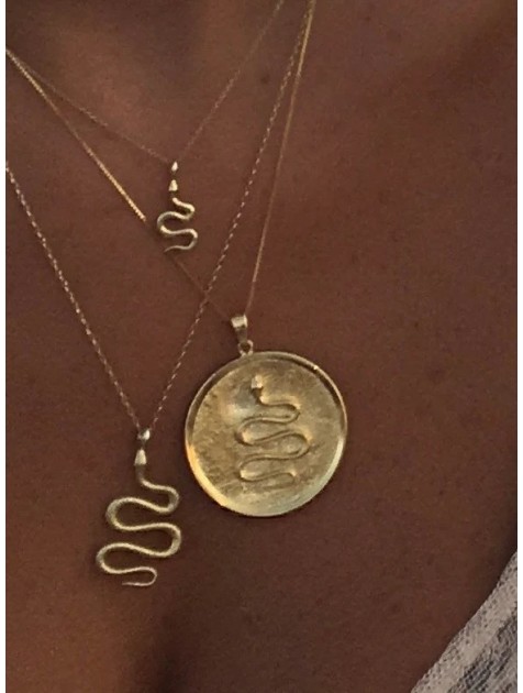 ZÉNAÏS Python Large gold necklace - Shiny Chain επιχρυσωμένο ασήμι ZÉNAÏS Python Large gold necklace - Shiny Chain επιχρυσωμένο ασήμι