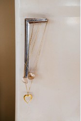 ZÉNAÏS Shell Necklace Κολιέ από Ασήμι 925