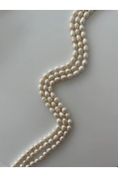 ZÉNAÏS Suzy Pearl Necklace Κολιέ από επιχρυσωμένο ασήμι 925 14 καρατίων