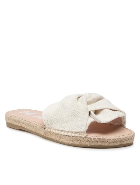 MANEBÌ Knot sandals in natural color from organic hemp