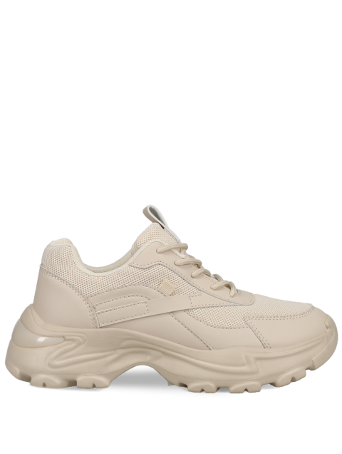 Migato Μπεζ γυναικεία sneakers 