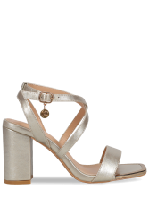 MIGATO Gold sandal with gold frame