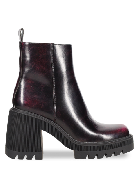 MIGATO Black Red ankle boot