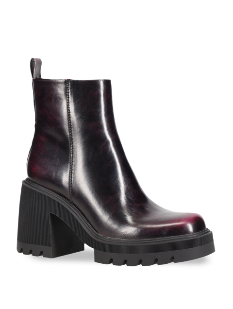 MIGATO Black Red ankle boot