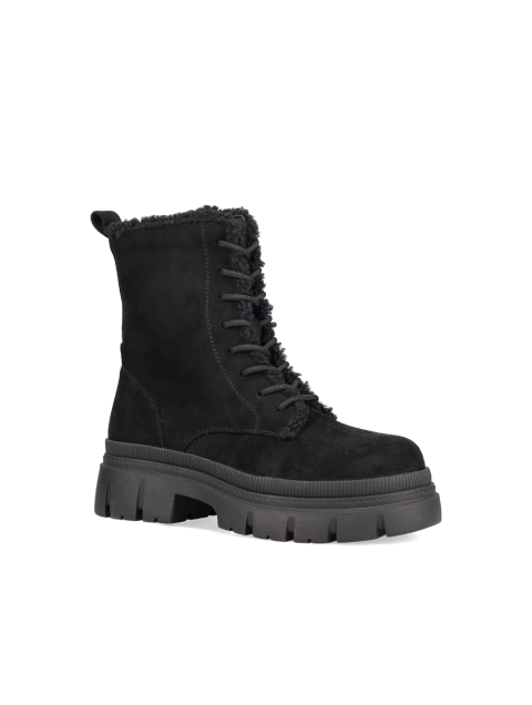 MIGATO Black boot with fur