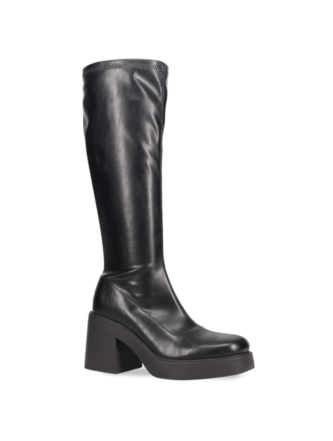 MIGATO Black Women's Over The Knee Boots