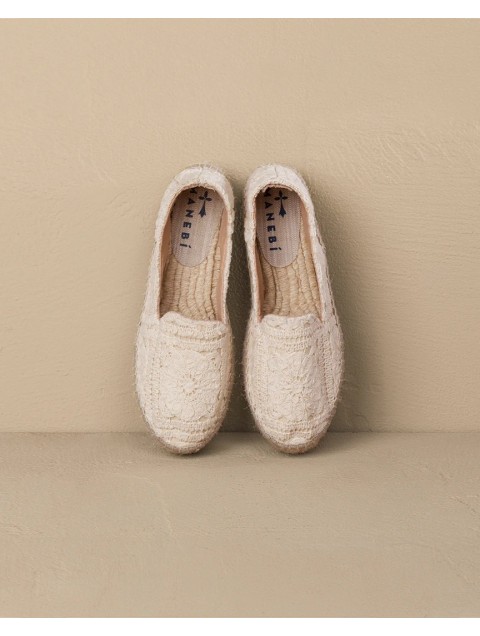 MANEBÌ Double Sole Women's Espadrilles Yucatán in natural color MANEBÌ Double Sole Women's Espadrilles Yucatán in natural color