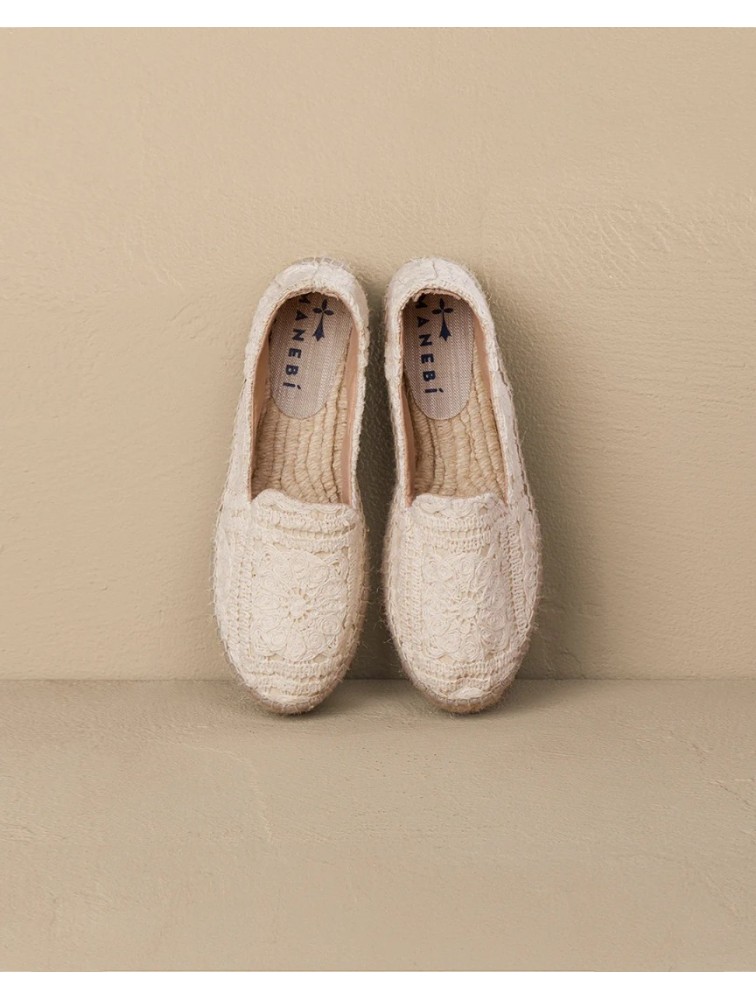 MANEBÌ Double Sole Women's Espadrilles Yucatán Δίπατες γυναικείες εσπαντρίγιες σε φυσικό χρώμα