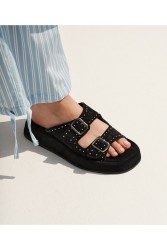 'ESIOT KASPAKAS Black|Μαύρα σανδάλια