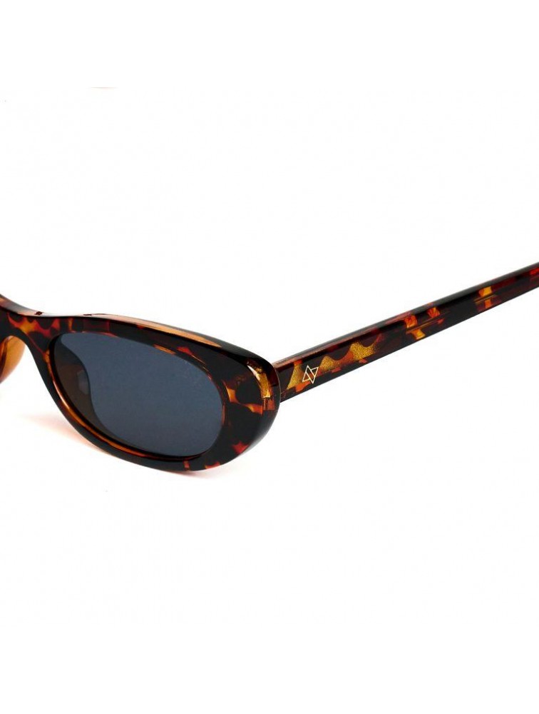 A\V SUNGLASSES Raya Brown Καφέ γυαλιά ηλίου με γκρι φακούς