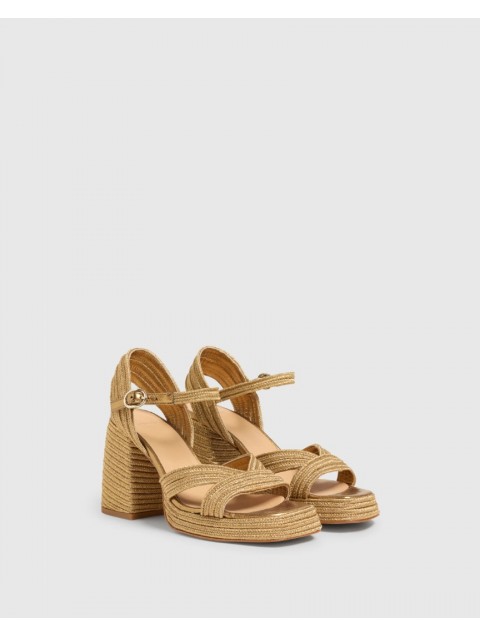 CASTAÑER Valle Gold Women's Espadrille Sandals