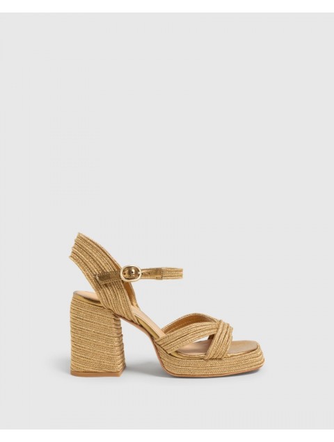 CASTAÑER Valle Gold Women's Espadrille Sandals