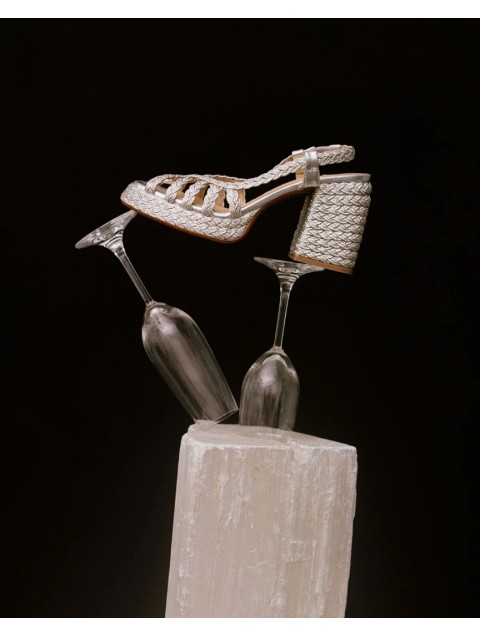 CASTAÑER Vliska Silver Women's sandals
