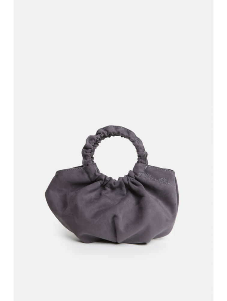 ELENA ATHANASIOU Bon Bon Bracelet Grey Γκρι γυναικείο τσαντάκι χειρός