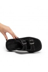 'ESIOT KASPAKAS Black|Μαύρα σανδάλια