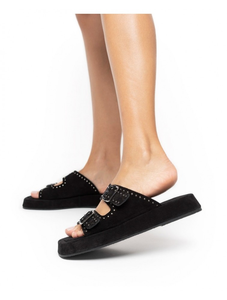 'ESIOT KASPAKAS Black|Μαύρα σανδάλια