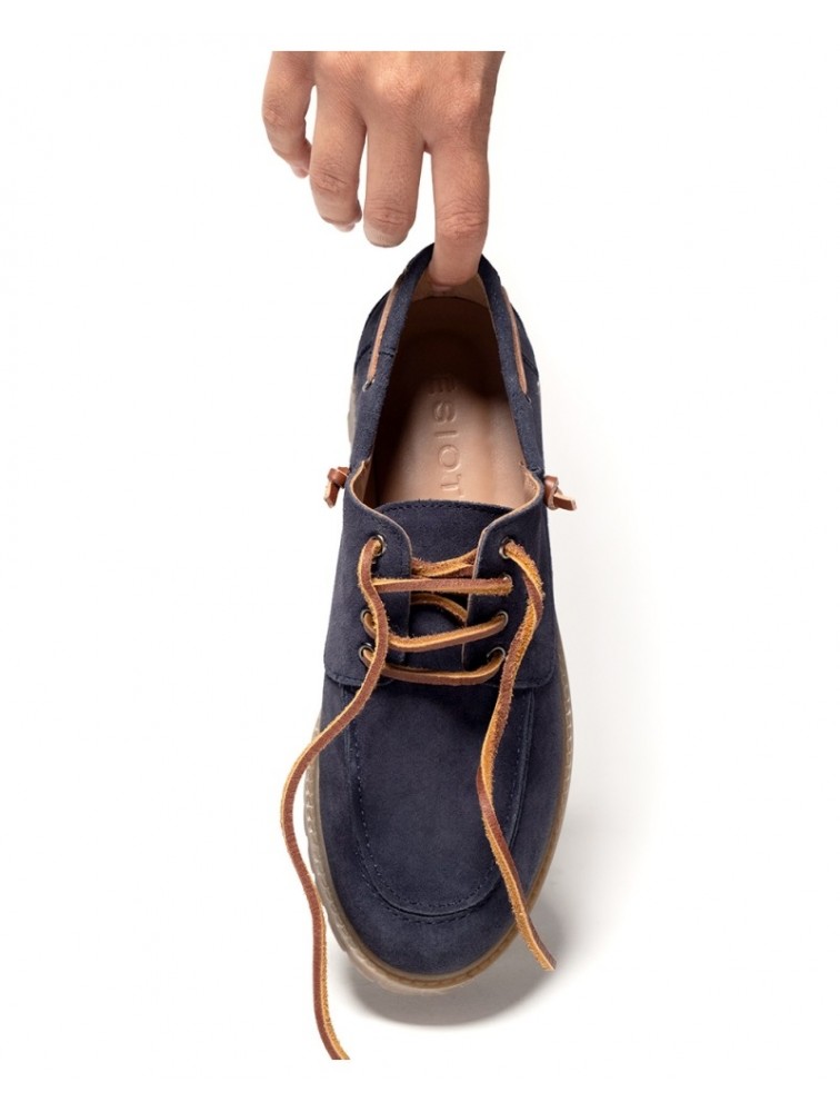'ESIOT KOUMAROS| Μπλε Unisex Boatshoes