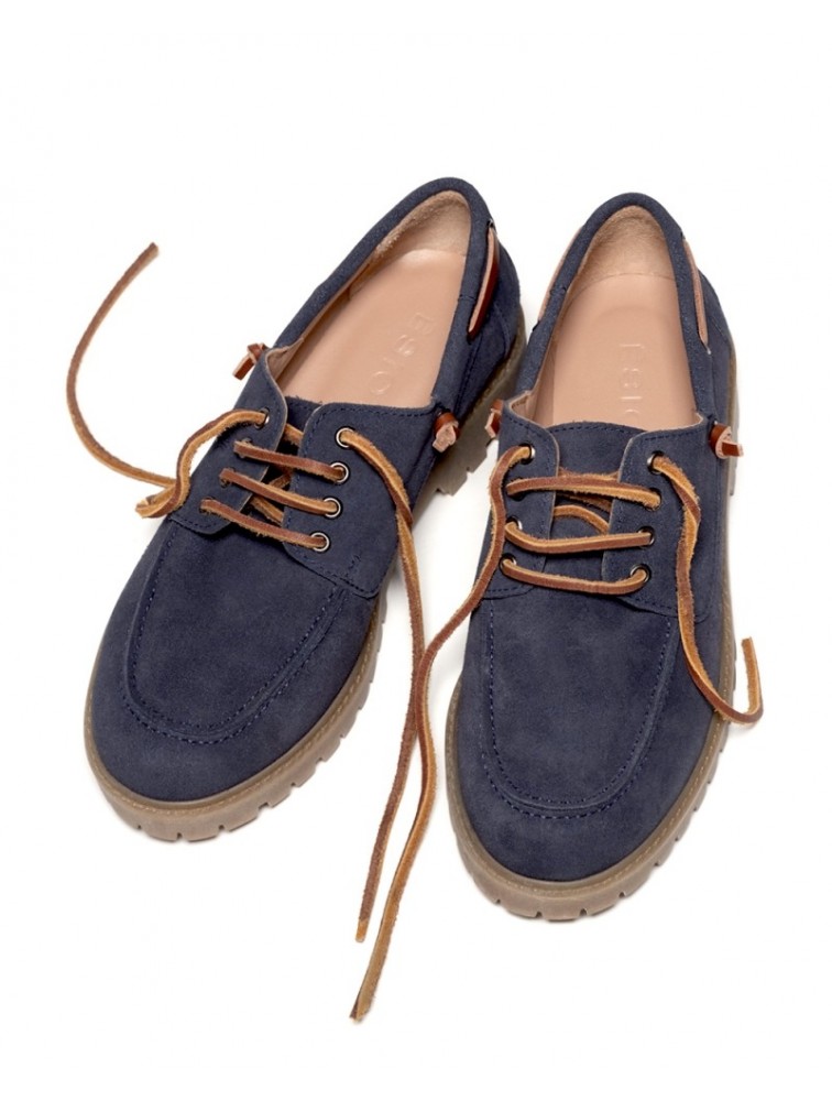 'ESIOT KOUMAROS| Μπλε Unisex Boatshoes