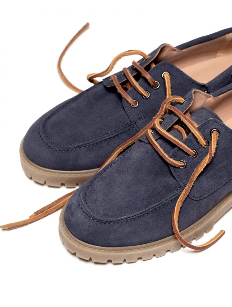 'ESIOT KOUMAROS| Μπλε Unisex Boatshoes