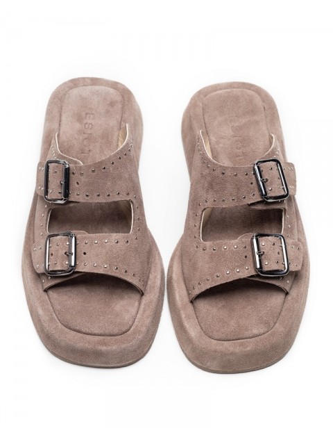 'ESIOT PLANITIS Puro|Cigar colored sandals 'ESIOT PLANITIS Puro|Cigar colored sandals