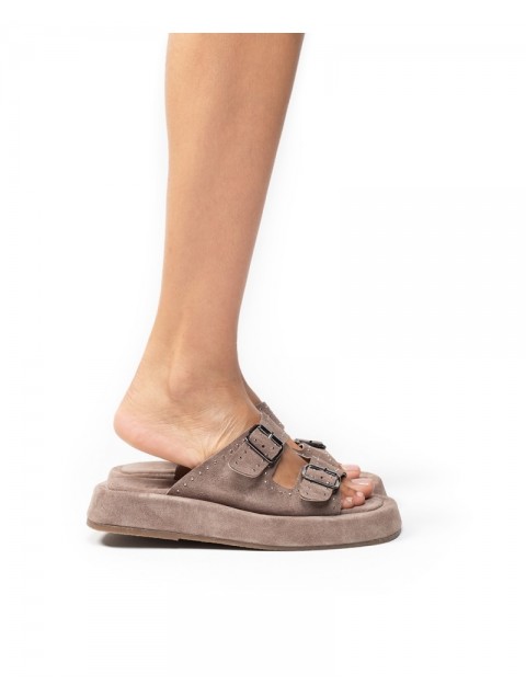 'ESIOT PLANITIS Puro|Cigar colored sandals 'ESIOT PLANITIS Puro|Cigar colored sandals