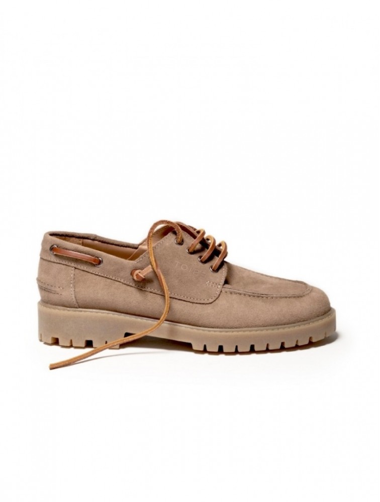 'ESIOT LAGKADI| Μπεζ Unisex Boatshoes