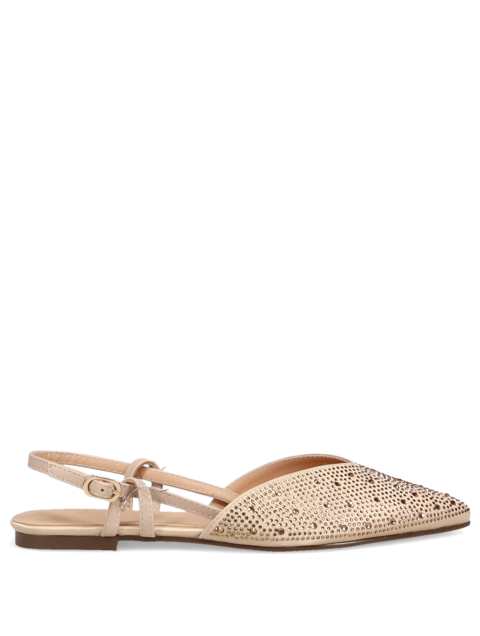 MIGATO Beige slingback flats